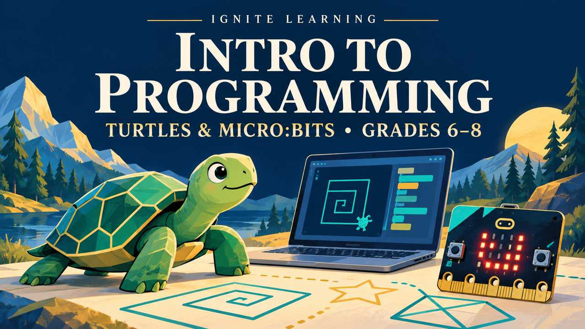 Intro to Programming with Turtles and Micro:bits 6-8 — Ignite Learning