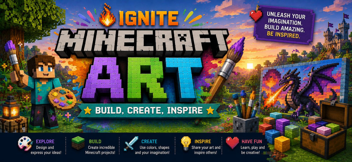 Minecraft Art: Build, Create, Inspire — Ignite Learning