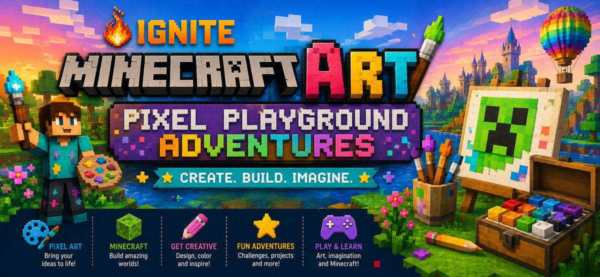 Minecraft Art Pixel Playground Adventures — Ignite Learning